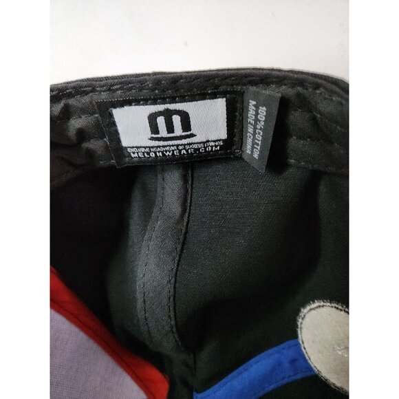 Clippers Cap hat Los Angeles Mitchell & Ness Snapback basketball black red blue - Picture 4 of 5